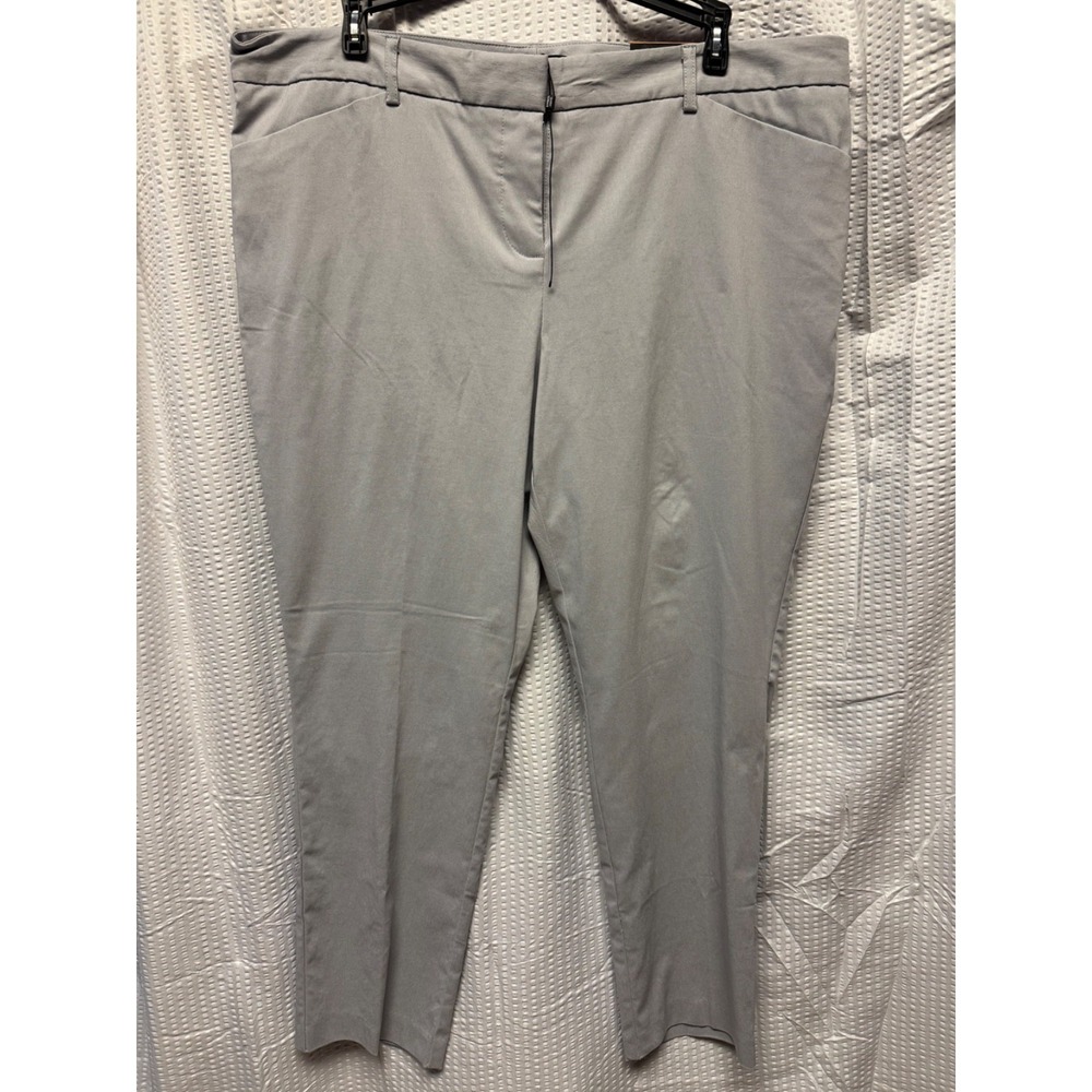 Mario Serrani Italy Women's Rayon /Nylon/ Spandex Pants Gray Size 16 Career‎ NWT